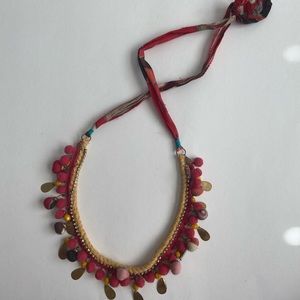 Pom necklace